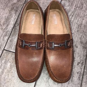 Kenneth Cole Size 9 Brown Leather Loafer Slip On shoe